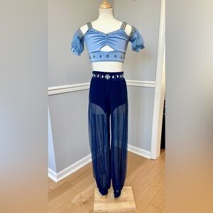 Genie blue costume